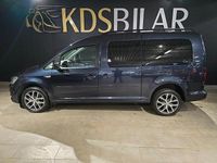 Begagnad VW Caddy Maxi Life Life 150 HK (110 kW) 2016 Mörkblå Minibuss
