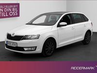 begagnad Skoda Rapid Spaceback Style Pano Sensorer Välservad 2017, Kombi