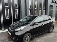 Begagnad Kia Picanto 67 HK (49 kW) 2015 Svart Halvkombi