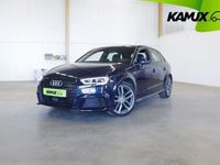 begagnad Audi A3 30 TFSI S-Line Svart optik Dragkrok 2019, Halvkombi