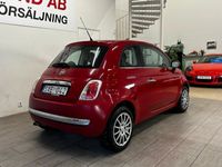 begagnad Fiat 500 1.2 Lounge Panoramatak Nybes Nya dubbdäck 2011, Halvkombi