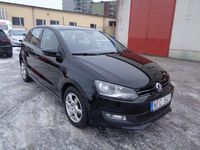 Begagnad VW Polo 90 HK (66 kW) 2012 Svart Halvkombi