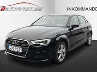 Begagnad Audi A3 Sportback 2017 Svart Halvkombi