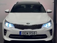 Begagnad Kia Optima GT-Line 141 HK (103 kW) 2016 Vit Kombi