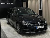 Begagnad VW Golf VII R-line 150 HK (110 kW) 2015 Svart Kombi