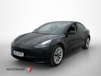 Begagnad Tesla Model 3 Standard Range 235 kW (320 HK) 2022 Svart Sedan