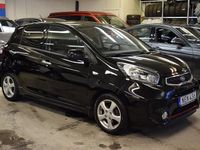 Begagnad Kia Picanto 67 HK (49 kW) 2016 Svart Halvkombi