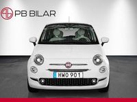 Begagnad Fiat 500 Lounge 69 HK (50 kW) 2015 Vit Halvkombi