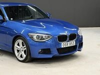 Begagnad BMW 116 M Sport 136 HK (100 kW) 2015 Blå metallic Halvkombi