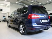 begagnad VW Sharan 2.0TDI 7-Sits Pano Skinn D-Värm Drag 177hk