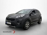 Begagnad Kia Sportage GT-Line 185 HK (136 kW) 2017 Svart SUV