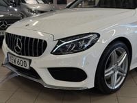 Begagnad Mercedes C220 AMG line 170 HK (125 kW) 2017 Vit Kombi