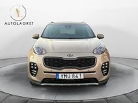 Begagnad Kia Sportage GT-Line 185 HK (136 kW) 2017 Gul SUV