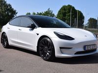 begagnad Tesla Model 3 Performance 513hk AWD Panorama