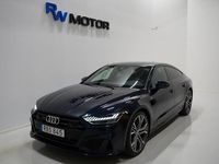Begagnad Audi A7 S-Line 286 HK (210 kW) 2018 Blå Halvkombi