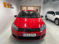 Begagnad VW Golf VI 123 HK (90 kW) 2009 Röd Halvkombi