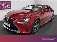 begagnad Lexus RC300h 2.5 Hybrid Skinn B-Kamera HELG 2018, Sportkupé