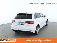 Begagnad Audi A3 Sportback Proline 150 HK (110 kW) 2018 Vit Halvkombi
