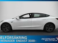 Begagnad Tesla Model 3 Standard Range Plus 239 kW (325 HK) 2020 Vit Sedan