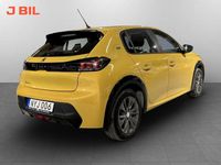 Begagnad Peugeot e-208 Active 100 kW (136 HK) 2022 Gul Halvkombi