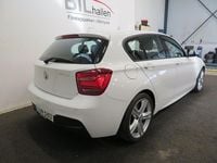 Begagnad BMW 120 M Sport 184 HK (135 kW) 2015 Vit Halvkombi