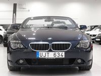 begagnad BMW 650 i Convertible 4.8 V8 HUD Navi 2006, Sportkupé