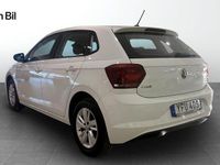 Begagnad VW Polo 95 HK (69 kW) 2019 Vit Halvkombi