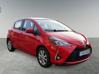 Begagnad Toyota Yaris Hybrid Active 101 HK (74 kW) 2019 Röd Halvkombi