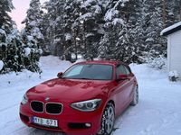 begagnad BMW 118 d 3-dörrars Euro 5 nybes billig att äga