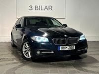 Begagnad BMW 520 190 HK (139 kW) 2016 Svart Sedan
