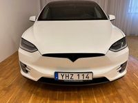 begagnad Tesla Model X 90D / 6-sits/ Dragkrok/ Autopilot / Läder/