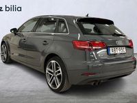 Begagnad Audi A3 Sportback Proline 150 HK (110 kW) 2019 Grå Halvkombi