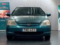 Begagnad Honda Civic 110 HK (80 kW) 2002 Blå Halvkombi