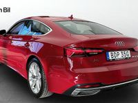 Begagnad Audi A5 Sportback Advanced Plus 245 HK (180 kW) 2020 Tangoröd metallic Halvkombi
