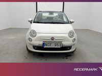 begagnad Fiat 500C Cab 1.2 69hk Lounge Sensorer Välservad 0,43l/mil