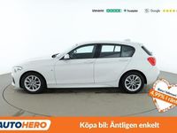 Begagnad BMW 120 M Sport 186 HK (136 kW) 2019 Vit Halvkombi
