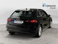 Begagnad Audi A3 Proline 151 HK (111 kW) 2022 Svart Sedan
