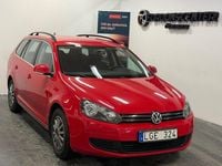 Begagnad VW Golf VI 122 HK (89 kW) 2011 Röd Halvkombi