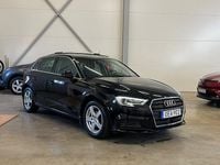 Begagnad Audi A3 150 HK (110 kW) 2017 Svart