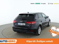 Begagnad Audi A3 Sportback 150 HK (110 kW) 2017 Svart Halvkombi