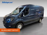 Begagnad Ford E-Transit Trend 197 kW (269 HK) 2023 Blå Van