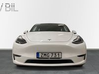 begagnad Tesla Model Y Long Range AWD 20" Dragkrok V-däck MOMS Svsåld
