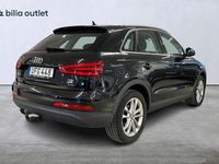 begagnad Audi Q3 2.0 TDI quattro 2.0 TDI quattro S Tronic Comfort Drag P-sensor 177hk 2013 Svart