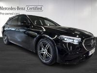 Begagnad Mercedes E300 AMG line 313 HK (230 kW) 2024 Svart Kombi