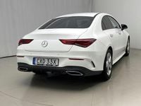 Begagnad Mercedes CLA200 AMG line 163 HK (119 kW) 2022 Vit Sportkupé