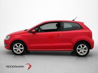 Begagnad VW Polo 90 HK (66 kW) 2012 Röd Halvkombi