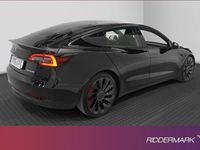 begagnad Tesla Model 3 Performance AWD Autopilot Svensksåld 2021, Halvkombi