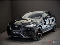 Begagnad Jaguar F-Pace SVR 550 HK (404 kW) 2020 Svart SUV