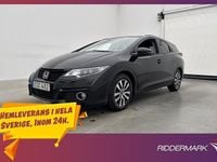 Begagnad Honda Civic 141 HK (103 kW) 2015 Svart Kombi