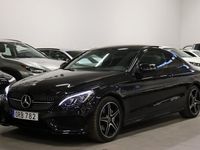 begagnad Mercedes C220 C220 Benzd AMG NIGHT Coupé 9G B-KAMER PANORAMATAK 2017, Sportkupé